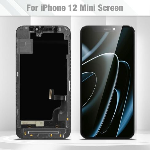for iPhone 12 Mini Screen Replacement,Display for iPhone 12mini LCD Digitizer Touch Screen Full Assembly Panel Repair Parts for iPhone A2399, A2176, A2398, A2400 in Kuwait