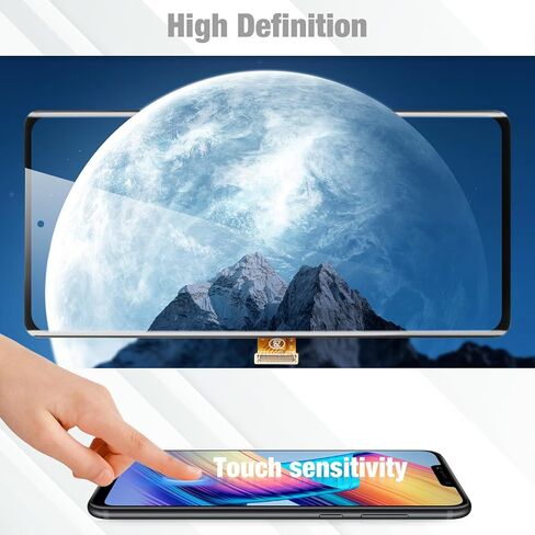 OLED Screen Replacement for Google Pixel 7 Pro LCD Display GP4BC GE2AE Touch Screen Assembly with Repair Tools (Black with Frame,No Fingerprint Cable) in Kuwait
