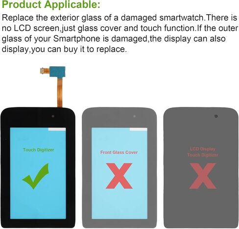 NEW SwarKing New Touch Screen Digitizer Replacement for Zebra MC9300 MC930B-G with Free Repair Tools Kit.(No LCD Display) in Saudi Arabia