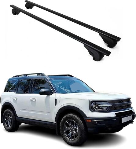 for 2021-2024 Ford Bronco Sport Roof Racks Cross Bars Carrier Durable Black 2Pcs in Saudi Arabia