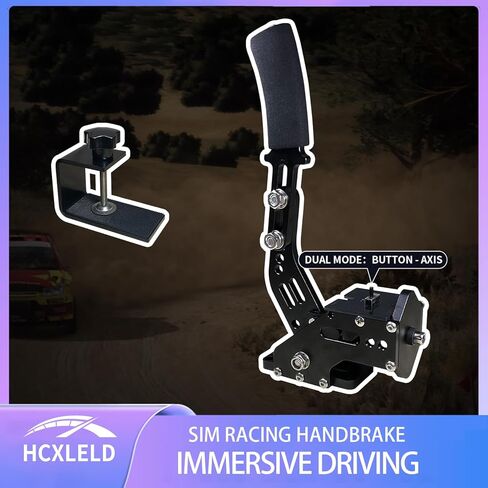 فرامل اليد HCXLELD Sim Racing، عجلة القيادة G29 G923 T598P T300RS T248P متوافقة مع PS4/PS5، G920 G923 TMX T248X TX عجلة القيادة متوافقة مع XBOX Series X/S، ومشبك طاولة متضمن in Kuwait