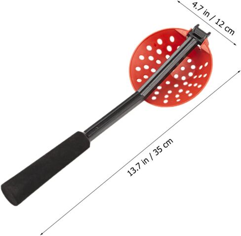 Folding Ice Fishing Spoon Carp Fishing Tool Ice Scoop for Freezer Ergonomic Handle in Saudi Arabia
