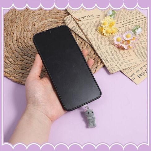 4 Pcs Dust Plug Charm Cute Cat USB c Dust Plug Charm Type C Cell Phone Anti-Dusts Plugs Compatible with Phone Type C Charging Ports for Readers Book Lover Women Men Types C Dusts Plugs in Saudi Arabia