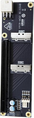 بطاقة محول MCIO إلى PCIe مع PCIe X16 تدعم PCIe 5.0 و4.0 و3.0 in Saudi Arabia