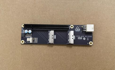 MCIO to PCIe Adapter Card with PCIe X16 Supporting PCIe 5.0, 4.0, and 3.0 in Saudi Arabia