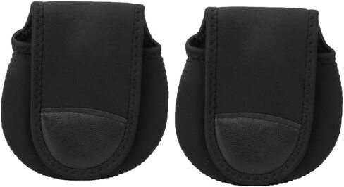 Reel Covers - Shockproof & Water Proof Storage Pouches for Baitcast & Spinning Reels, Universal Fit for Saltwater/Freshwater Fishing (4.72x4.72in)‌ in Saudi Arabia