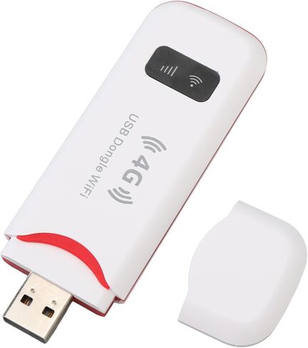 Generic 4G LTE USB Modem, Portable Wireless Mobile Hotspot Router 150Mbps with SIM Card Slot, for Europe Asia Oceania Africa in Saudi Arabia
