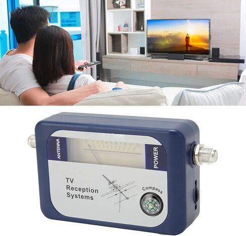 Luocute TV Signal Finder, TV Antenna Strength Antenna Meter Digital Aerial Terrestrial Signal Strength Meter with Excellent Sensitivity for Enhanced Viewing Suit for Home Use in Saudi Arabia