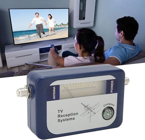 Luocute TV Signal Finder, TV Antenna Strength Antenna Meter Digital Aerial Terrestrial Signal Strength Meter with Excellent Sensitivity for Enhanced Viewing Suit for Home Use in Saudi Arabia