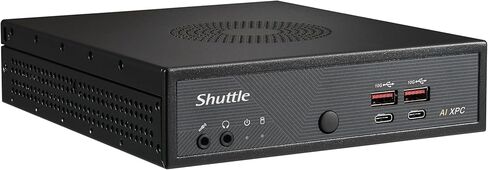Shuttle XPC Slim DN11H5 Barebone PC Intel Core Ultra 5 125H 28W CPU No Ram No HDD/SSD No OS (Vesa Mount Included) in Saudi Arabia
