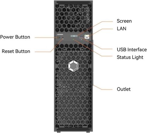 Canaan Avalon Q 90TH/s BTC Bitcoin Miner, 18.6J/TH 1674W Low Noise ASIC Quiet Home Crypto Mining Machine 110V/220V Dual Voltage Includes Original PSU （US Stock） in Saudi Arabia