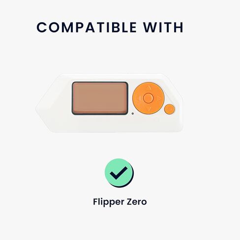 kwmobile Neoprene Cover Compatible with Flipper Zero Case - Soft Cases for Multifunctional Tool - Neon Orange in Saudi Arabia