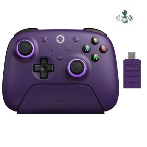 8BitDo Ultimate 2 Wireless Controller for Windows, Android,Steam Deck, TMR Joysticks, 1000Hz Polling Rate, Tactile/Hall Triggers, Motion Control, Programmable Back Paddle Buttons & L4/R4 Bumpers,Green in Saudi Arabia