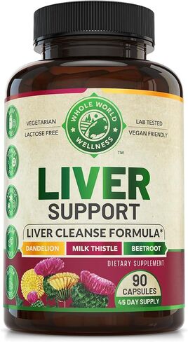 Liver Cleanse Detox & Repair Formula. Liver Support Supplement with Dandelion Root Silymarin Milk Thistle Turmeric & Artichoke Extract for Liver Health Support. Milk Thistle Liver Detox 90 Pills in Saudi Arabia