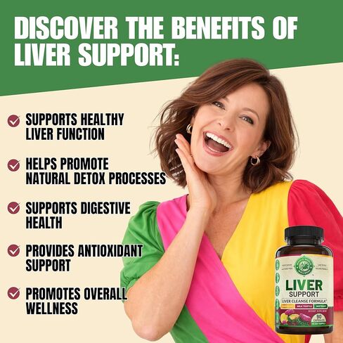Liver Cleanse Detox & Repair Formula. Liver Support Supplement with Dandelion Root Silymarin Milk Thistle Turmeric & Artichoke Extract for Liver Health Support. Milk Thistle Liver Detox 90 Pills in Saudi Arabia