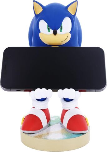 Cableguys Modern Sonic Controller Holder & Phone Stand - Gaming Setup Accessories for Desk and Game Room, Controller Stand Compatible with Xbox, PlayStation & Most Standard Game Controllers in Saudi Arabia