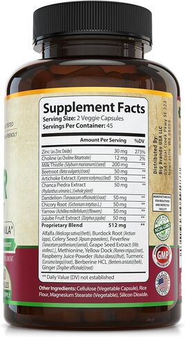 Liver Cleanse Detox & Repair Formula. Liver Support Supplement with Dandelion Root Silymarin Milk Thistle Turmeric & Artichoke Extract for Liver Health Support. Milk Thistle Liver Detox 90 Pills in Saudi Arabia