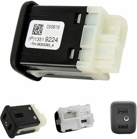 Dual USB Port AUX Car Player 13519224|Compatible with Suburban Chevrolet GMC 2016-2018 - Center Console Audio USB Interface Replacement in Saudi Arabia