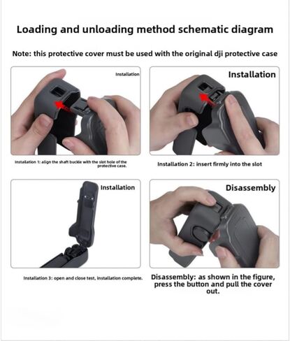 حافظة واقية لجهاز DJI Osmo Pocket 3، مع 4 فتحات تخزين مرشح لمرشحات CPL وND، وواقي عدسة Gimbal، وحماية من الصدمات in Kuwait