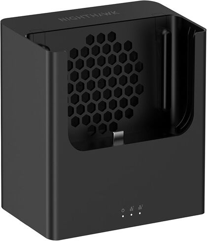 NETGEAR Nighthawk 2-Port Gigabit Ethernet Cradle (MD200) – Power & Wired Connections for Your Nighthawk M7, M6 Pro or M6 Mobile Hotspot with Active Cooling Fan in Saudi Arabia