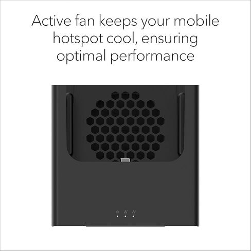NETGEAR Nighthawk 2-Port Gigabit Ethernet Cradle (MD200) – Power & Wired Connections for Your Nighthawk M7, M6 Pro or M6 Mobile Hotspot with Active Cooling Fan in Saudi Arabia