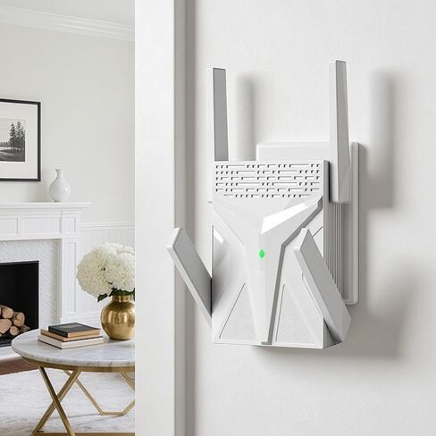 2026 AX1800 WiFi 6 Extender, WiFi Extender Signal Booster for Home-Dual Band (2.4G/5.8G), WiFi Booster Up to 17,888 Sq.Ft. & Support 135+ Smart Devices Easy Setup in Saudi Arabia