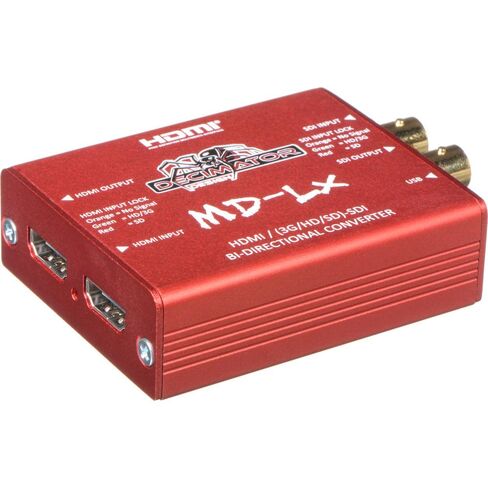 محول Decimator MD-LX HDMI/SDI ثنائي الاتجاه (4 عبوات) مع 4 كابلات HDMI in Saudi Arabia