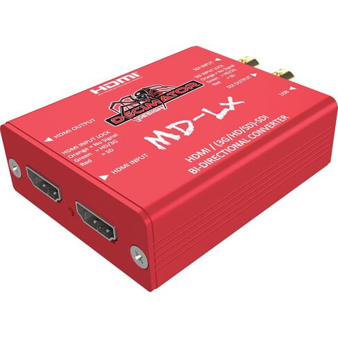 محول Decimator MD-LX HDMI/SDI ثنائي الاتجاه (4 عبوات) مع 4 كابلات HDMI in Saudi Arabia