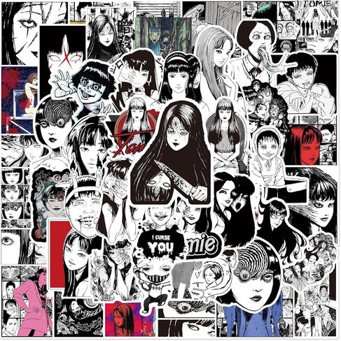 Demon Anime Slayer Stickers Manga Character Decals for Kid Teen Adult 50PCS | Waterproof Vinyl Demon Anime Slayer Sticker for Water Bottle Laptop Skateboard Journal Phone Cool Gifts Decal Party Supplies in Saudi Arabia