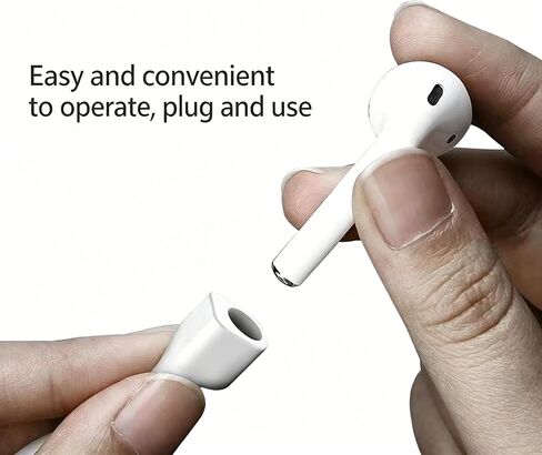 عبوتان من حزام مغناطيسي مضاد للفقد لأجهزة AirPods 3، حبل سيليكون ناعم لـ AirPods Pro 2، حبل رقبة آمن لسماعات الأذن اللاسلكية، سلك موصل رياضي، أسود، أبيض in Saudi Arabia