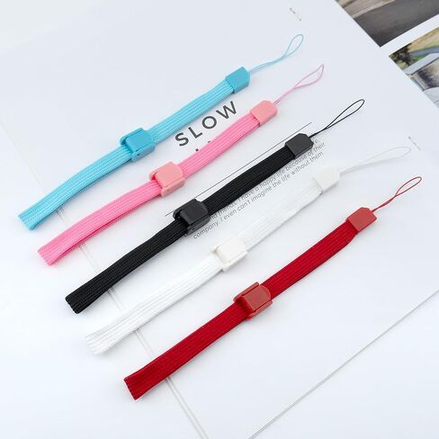 Quacc 5 PCS Adjustable Wrist Straps Multi Purpose Wristbands Phone Strap Strong Replacement Strap Compatible with Nintendo Wii Remote Controller (Multi-Colour) in Saudi Arabia