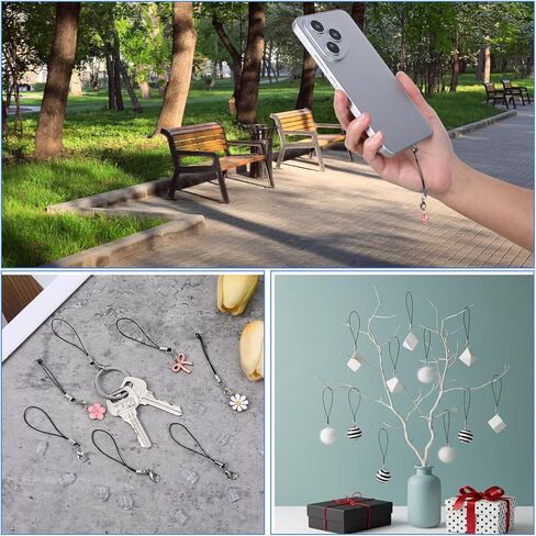 30 Pcs Cell Phone Dust Plug with 10 Pcs Phone Lanyard, Transparent Type C Charging Port Plug Anti Dust Plugs Cover for Smart Phones Laptops Accesories in Saudi Arabia