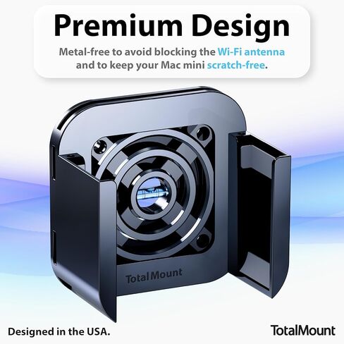 TotalMount for Mac mini (Mount to a Wall, Monitor, or Desk) – Includes Cooling Airflow Vents (Professional) in Saudi Arabia