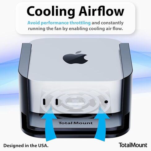 TotalMount for Mac mini (Mount to a Wall, Monitor, or Desk) – Includes Cooling Airflow Vents (Professional) in Saudi Arabia