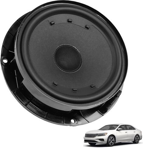 مجموعة مكبرات الصوت للباب الأمامي 6 بوصة متوافقة مع 2011-2018 Volkswagen Jetta 2012-2022 Passat للسائق الأيسر للركاب الأيمن وراديو الصوت ومكبر الصوت يستبدل 5C6035454A 5C6-035-454-A in Kuwait