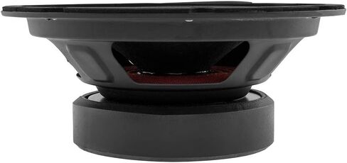 مكبر صوت DS18 2X PRO-GM8B - 8 بوصة، متوسط ​​المدى، رصاصة ألومنيوم حمراء، 580 وات بحد أقصى، 190 وات RMS، 8 أوم - مكبرات صوت باب صوت عالية الجودة لنظام صوت ستيريو للسيارة أو الشاحنة (مكبران) (متجدد)، أسود in Kuwait
