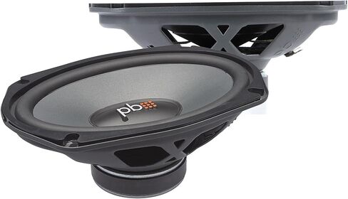 PowerBass OE-690D - 6"x9" 3-Way Speakers 100W rms / 300W max (Dual 4 Ohm VC) & 72-8104 Toyota 1987-Up Speaker Harness in Saudi Arabia