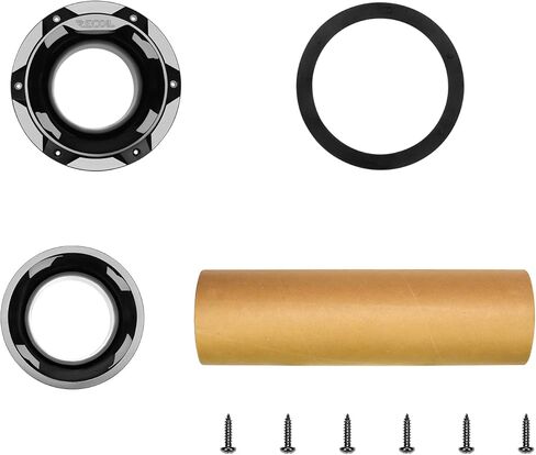 RECOIL AP3 3-Inch Aero Port Kit, Flared Bass Tube, Heave Duty ABS Material Flares, 5.8mm Reinforced 12" Cardboard Pipe, Low Turbulence Design, Subwoofer Enclosure Upgrade in Saudi Arabia