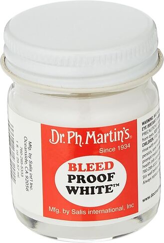 Dr. Ph. Martin's Bleedproof White Fine Art Paint, 1 Ounce (Pack of 1) in Saudi Arabia