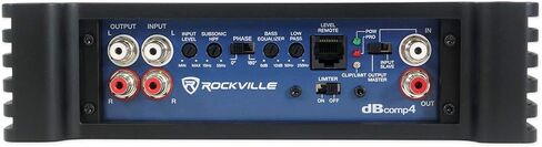 حزمة Rockville Punisher 12D1: (2) Punisher 12D1 12 بوصة Peak 5600W/RMS 1400W Dual 1-Ohm منافسة مكبرات الصوت، dBcomp4 3000W RMS Mono Amplifier، RWK0CU 0 AWG 100% مجموعة تركيب أمبير نحاسية، 4 عناصر in Saudi Arabia