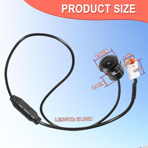 كاميرا أمامية YMT Plug and Play HD عريضة الزاوية مقاومة للماء تناسب أمر ركوب Polaris RZR، لأمر ركوب 7 بوصات مثبت في المصنع - وليس لنماذج Pro XP in Saudi Arabia