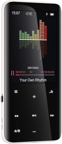 96GB MP3 Players, Music Player with Bluetooth 5.2, Volorful HiFi MP3 Digital Audio Players with HD Speaker, Mini Portable MP3 Player for Kids, Hiking, Traveling, Sports, FM Radio, Recorder (96GB) in Saudi Arabia