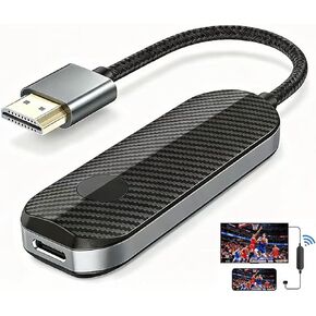 iShare iOS Wireless HDMI Display Adapter for iPhone iPad & Laptop, TikTok Viral Mirroring & Extended Display, 5GHz 1080P HD, Plug & Play No App, Stream YouTube TikTok to TV (Not Support Netflix) in Saudi Arabia