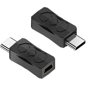 محول Micro USB إلى Mini USB مكون من قطعتين، محول Micro USB ذكر إلى Mini USB أنثى، لمشغلات MP3 MP4 الأقدم، والكاميرات الرقمية، وDashcams، ونظام تحديد المواقع العالمي، ومحركات الأقراص الصلبة المحمولة، إلخ in Kuwait
