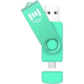 محرك أقراص فلاش MOSDART سعة 16 جيجابايت FAT32 USB 2.0 C من النوع C+USB A محرك إبهام مزدوج لسلسلة iPhone 15/16/17 وهواتف Android وMacBook وiPad وتخزين الكمبيوتر المحمول والنسخ الاحتياطي in Kuwait