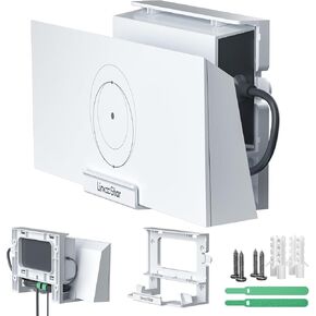 for Starlink Gen 3 Router Mount, All in One Starlink Wall Mount for Standard V3 Mesh Router and Star Link Gen 3 Power Supply Mounting Kit, Space Saving Star Link Mini Accessories in Saudi Arabia