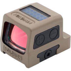 HOLOSUN Green Multi-Reticle Reflex Sight, Titanium Enclosed, FDE, Solar Failsafe, Shake Awake, 12 Brightness Settings (HE509T-GR-X2-FDE) in Kuwait