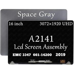 A2141 Screen Replacement for MacBook Pro Retina A2141 EMC 3347 661-14200 2019 Full LCD Screen Display Assembly Space Grey in Kuwait