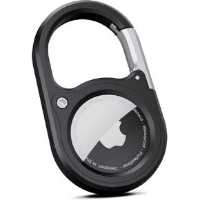for Apple AirTag 2nd Gen (2026) & 1st Gen Secure Holder with Carabiner | IPX8 Waterproof Air Tag Keychain Holder,Double Protection,Air Tag Lock Case for Keys, Luggage tag, Backpacks & Pet Collars in Saudi Arabia