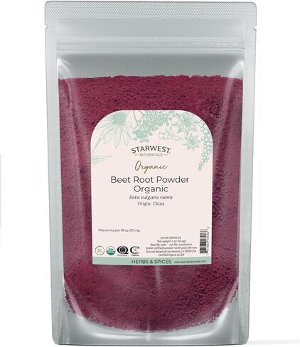 Starwest Botanicals Organic Beet Root Powder, 1 Pound | USDA Organic Certified in Saudi Arabia